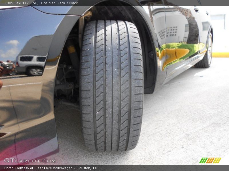 Obsidian Black / Black 2009 Lexus GS 350