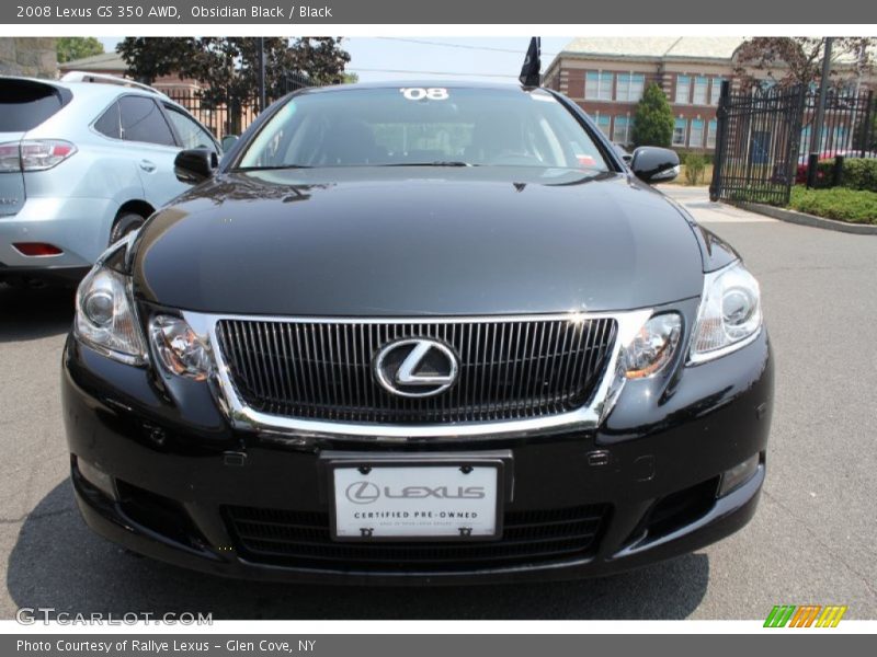 Obsidian Black / Black 2008 Lexus GS 350 AWD