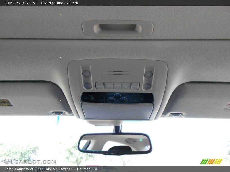 Obsidian Black / Black 2009 Lexus GS 350