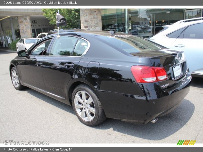 Obsidian Black / Black 2008 Lexus GS 350 AWD