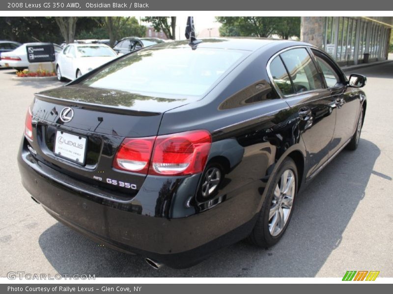 Obsidian Black / Black 2008 Lexus GS 350 AWD