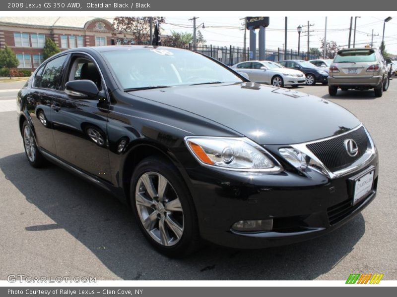 Obsidian Black / Black 2008 Lexus GS 350 AWD