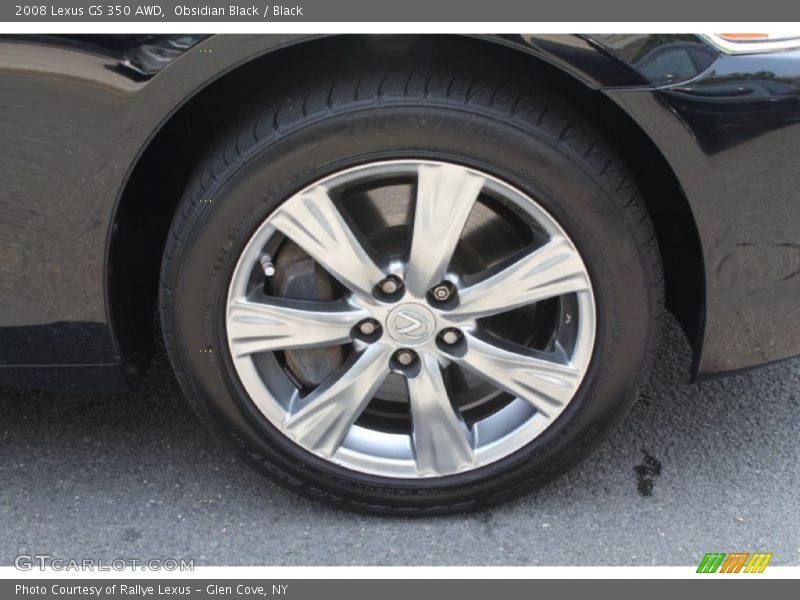 Obsidian Black / Black 2008 Lexus GS 350 AWD