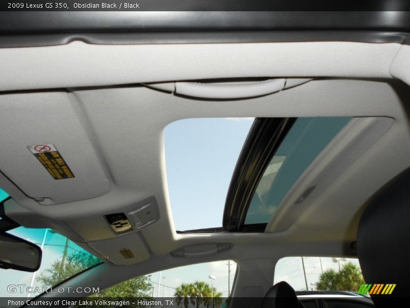 Obsidian Black / Black 2009 Lexus GS 350