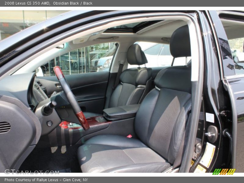 Obsidian Black / Black 2008 Lexus GS 350 AWD