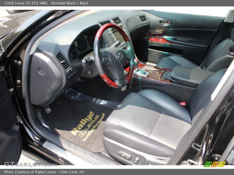 Obsidian Black / Black 2008 Lexus GS 350 AWD