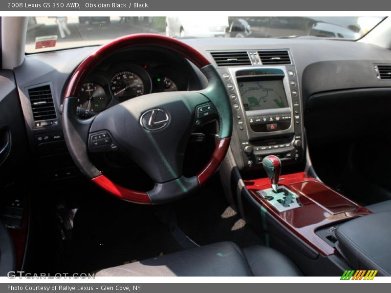 Obsidian Black / Black 2008 Lexus GS 350 AWD
