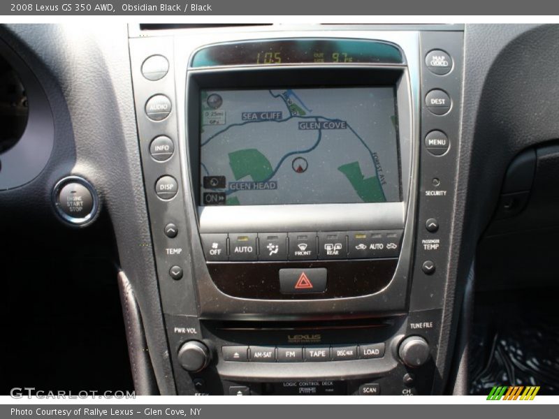 Obsidian Black / Black 2008 Lexus GS 350 AWD