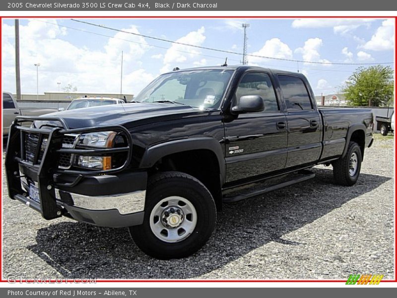 Black / Dark Charcoal 2005 Chevrolet Silverado 3500 LS Crew Cab 4x4