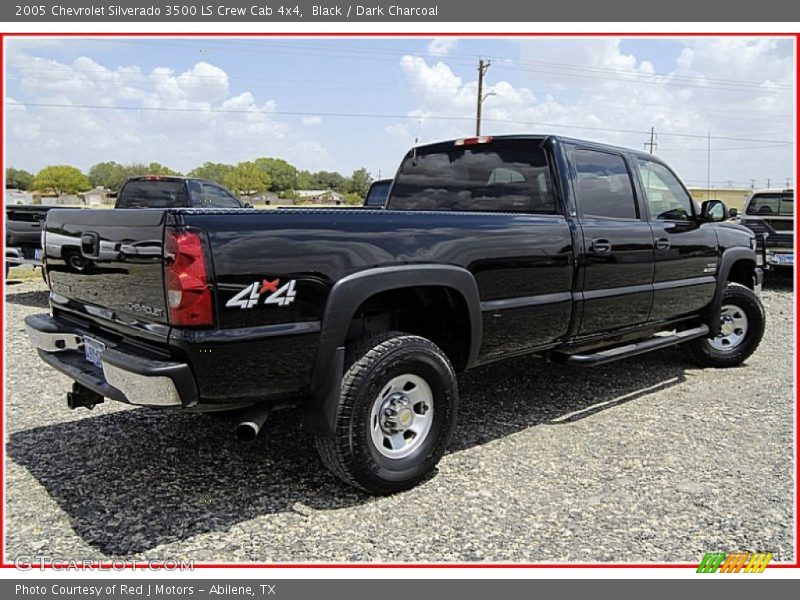 Black / Dark Charcoal 2005 Chevrolet Silverado 3500 LS Crew Cab 4x4