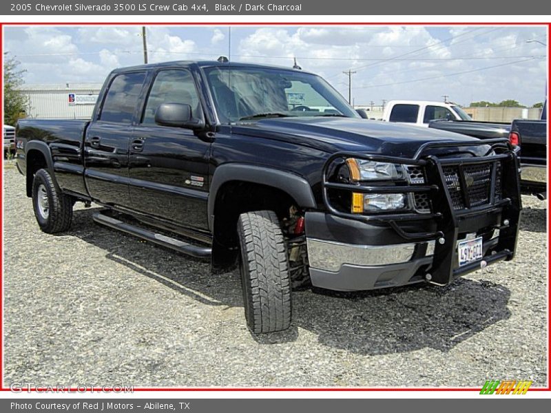 Black / Dark Charcoal 2005 Chevrolet Silverado 3500 LS Crew Cab 4x4
