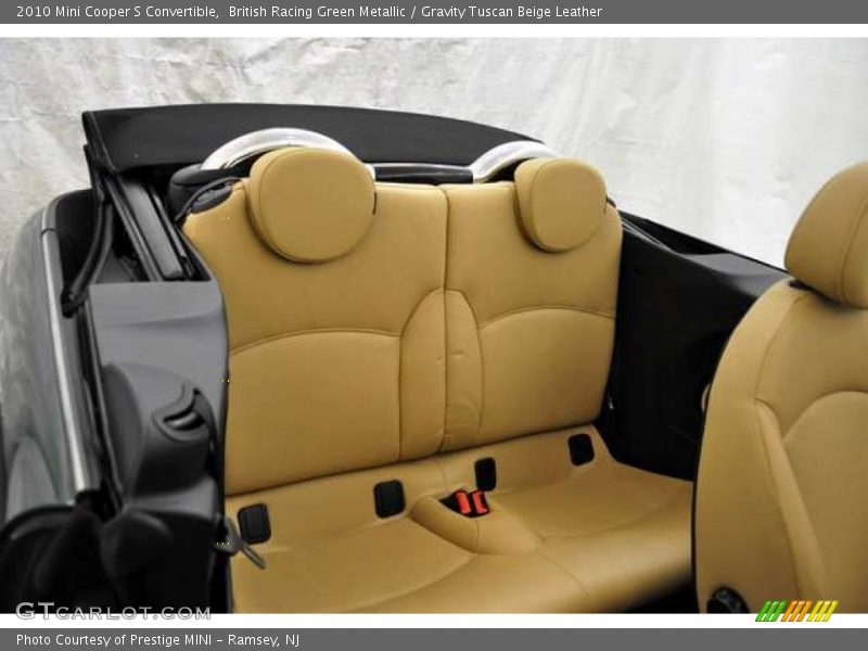 British Racing Green Metallic / Gravity Tuscan Beige Leather 2010 Mini Cooper S Convertible