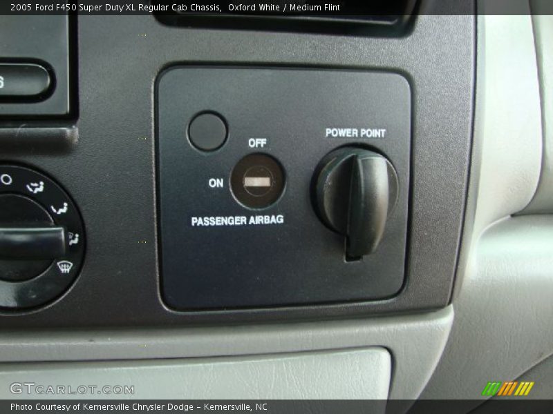 Oxford White / Medium Flint 2005 Ford F450 Super Duty XL Regular Cab Chassis