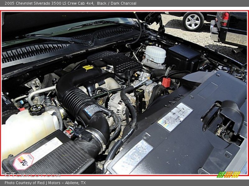 Black / Dark Charcoal 2005 Chevrolet Silverado 3500 LS Crew Cab 4x4