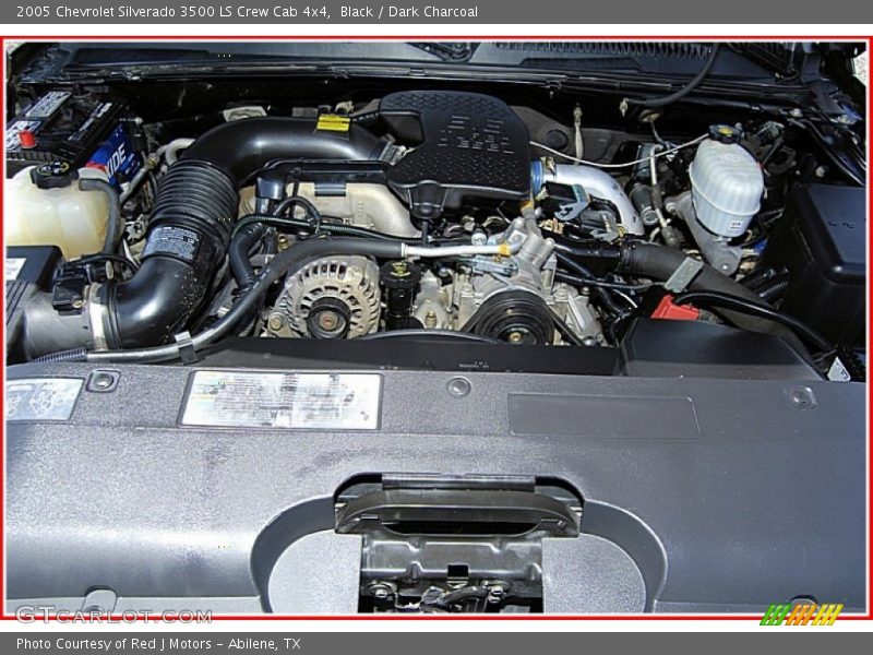 Black / Dark Charcoal 2005 Chevrolet Silverado 3500 LS Crew Cab 4x4