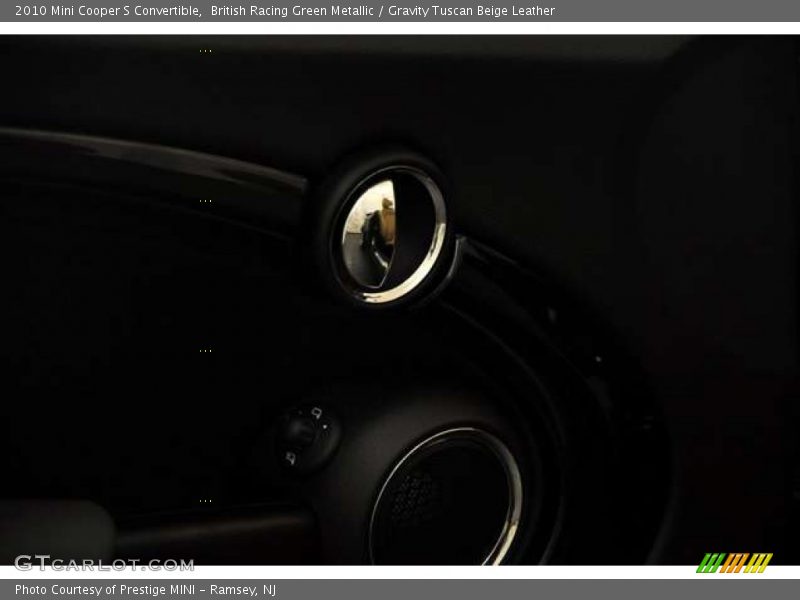 British Racing Green Metallic / Gravity Tuscan Beige Leather 2010 Mini Cooper S Convertible