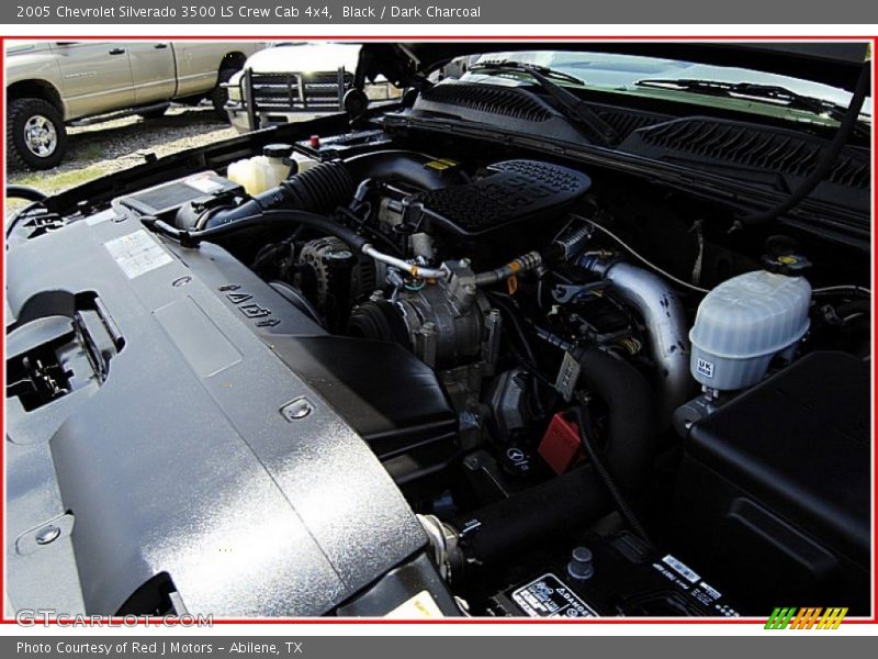 Black / Dark Charcoal 2005 Chevrolet Silverado 3500 LS Crew Cab 4x4