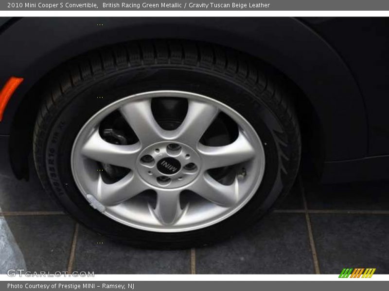 British Racing Green Metallic / Gravity Tuscan Beige Leather 2010 Mini Cooper S Convertible