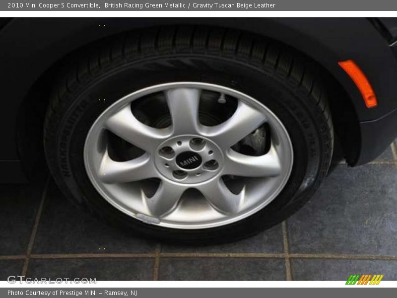 British Racing Green Metallic / Gravity Tuscan Beige Leather 2010 Mini Cooper S Convertible
