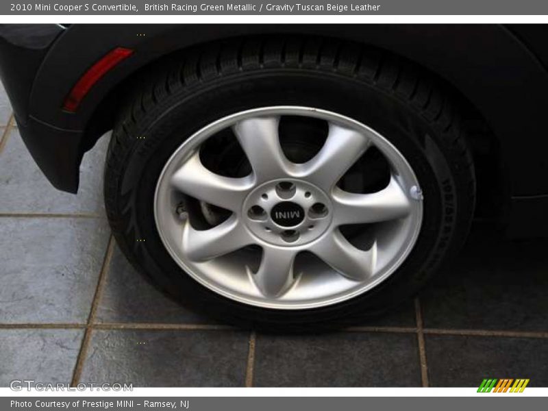 British Racing Green Metallic / Gravity Tuscan Beige Leather 2010 Mini Cooper S Convertible