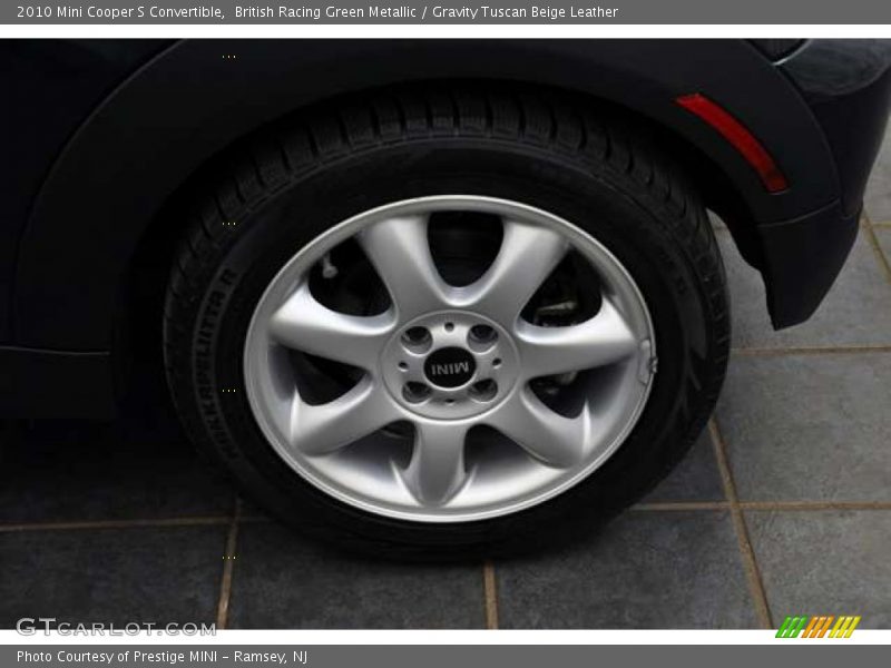 British Racing Green Metallic / Gravity Tuscan Beige Leather 2010 Mini Cooper S Convertible