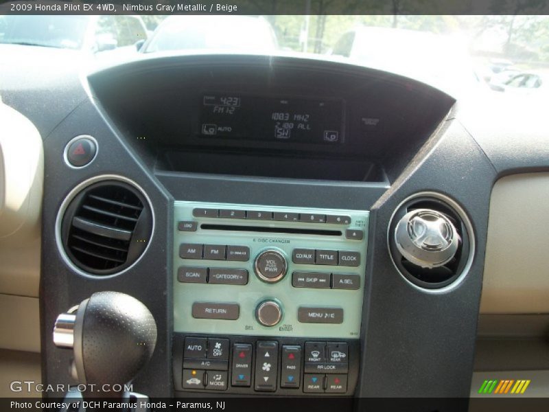 Nimbus Gray Metallic / Beige 2009 Honda Pilot EX 4WD