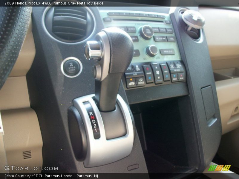 Nimbus Gray Metallic / Beige 2009 Honda Pilot EX 4WD