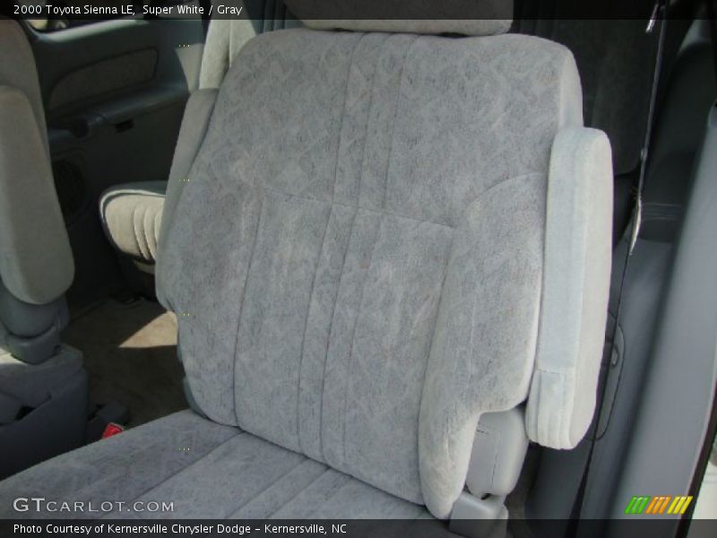 Super White / Gray 2000 Toyota Sienna LE