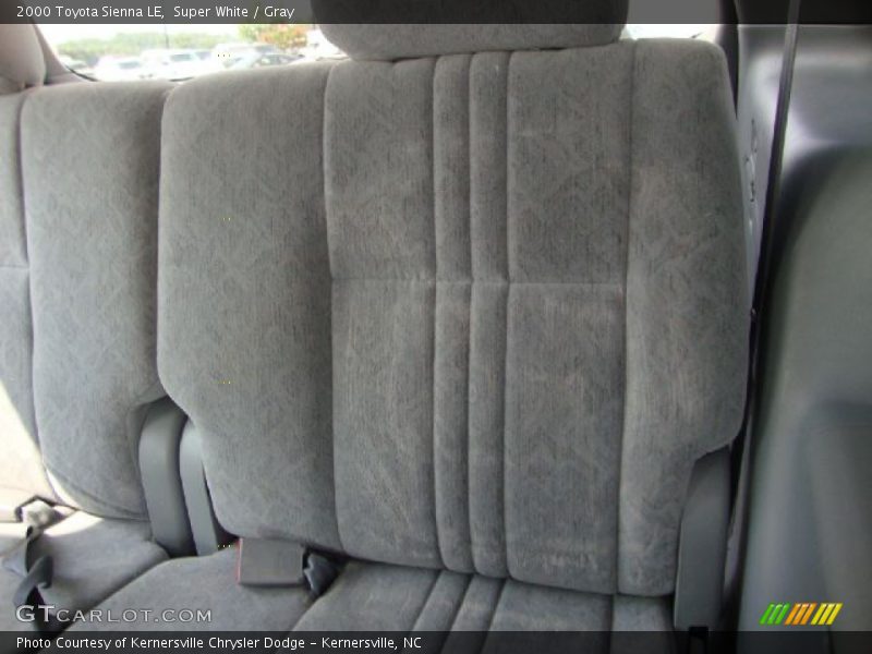 Super White / Gray 2000 Toyota Sienna LE