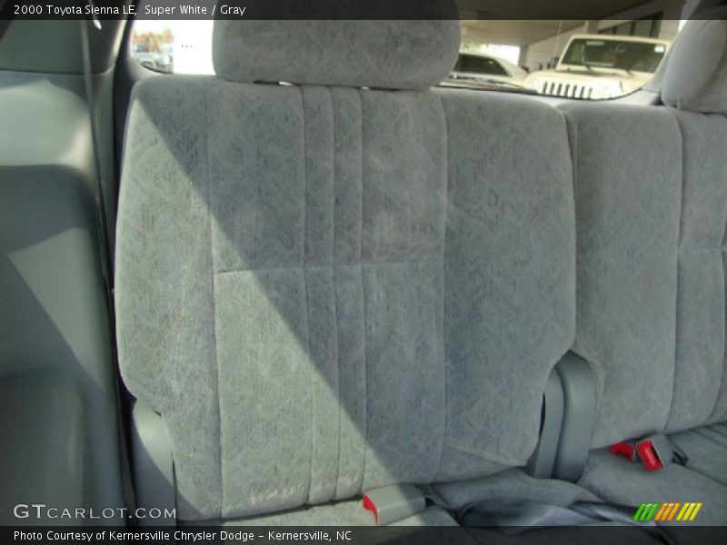 Super White / Gray 2000 Toyota Sienna LE