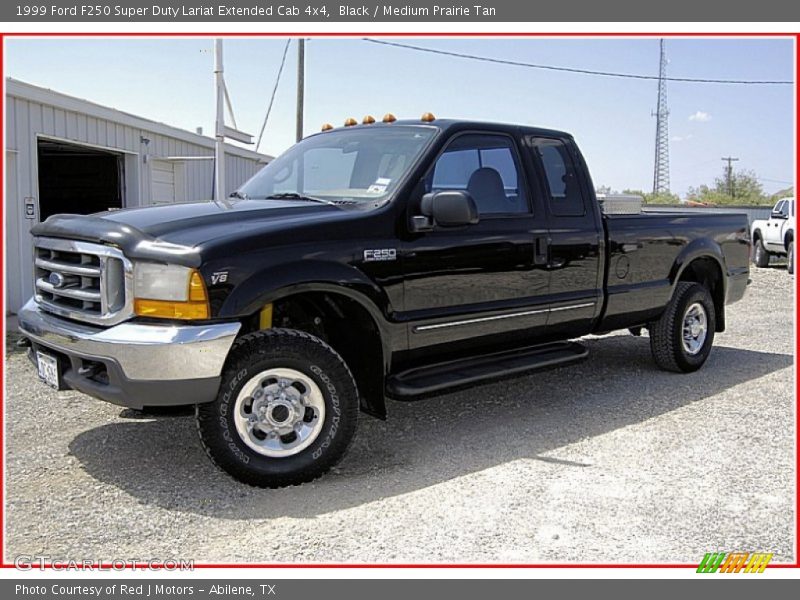 Black / Medium Prairie Tan 1999 Ford F250 Super Duty Lariat Extended Cab 4x4