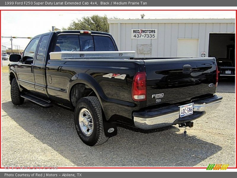 Black / Medium Prairie Tan 1999 Ford F250 Super Duty Lariat Extended Cab 4x4