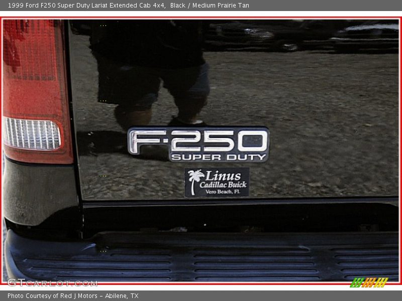 Black / Medium Prairie Tan 1999 Ford F250 Super Duty Lariat Extended Cab 4x4