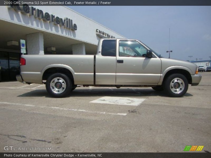 Pewter Metallic / Pewter 2000 GMC Sonoma SLS Sport Extended Cab