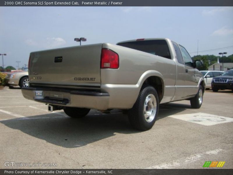 Pewter Metallic / Pewter 2000 GMC Sonoma SLS Sport Extended Cab