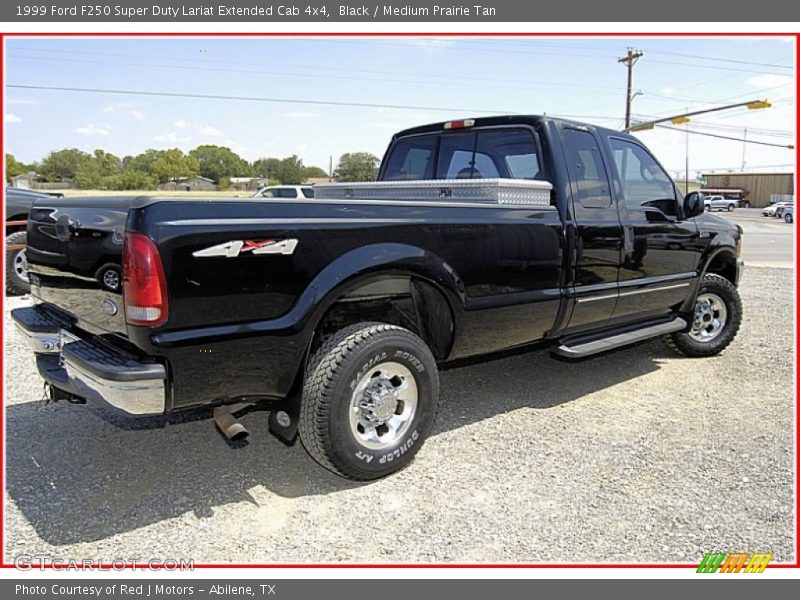 Black / Medium Prairie Tan 1999 Ford F250 Super Duty Lariat Extended Cab 4x4