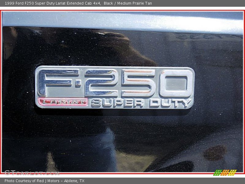 Black / Medium Prairie Tan 1999 Ford F250 Super Duty Lariat Extended Cab 4x4