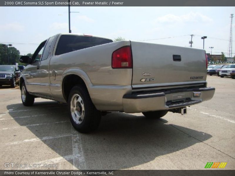 Pewter Metallic / Pewter 2000 GMC Sonoma SLS Sport Extended Cab
