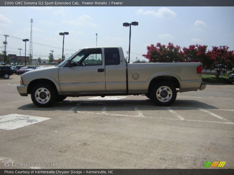 Pewter Metallic / Pewter 2000 GMC Sonoma SLS Sport Extended Cab