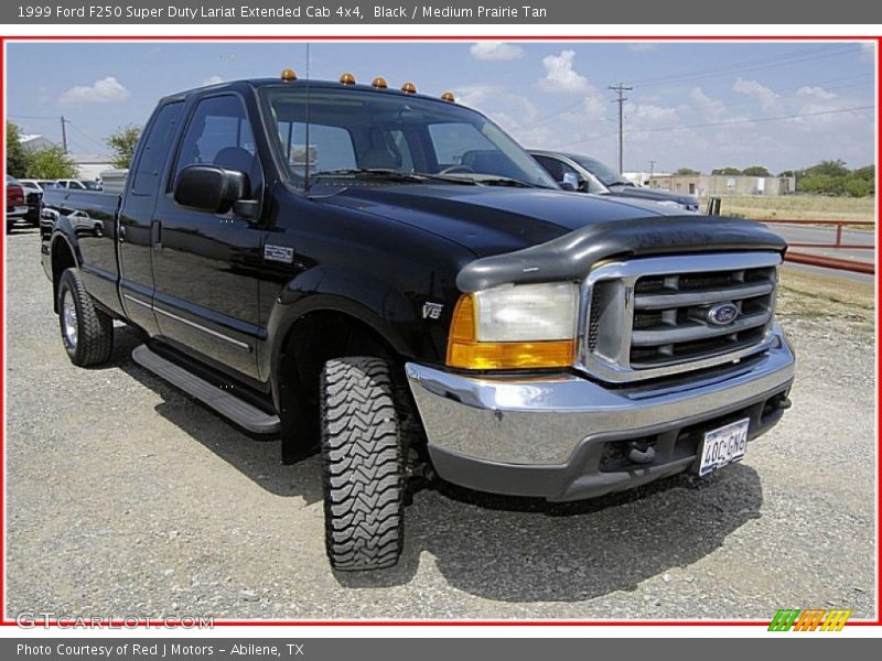 Black / Medium Prairie Tan 1999 Ford F250 Super Duty Lariat Extended Cab 4x4