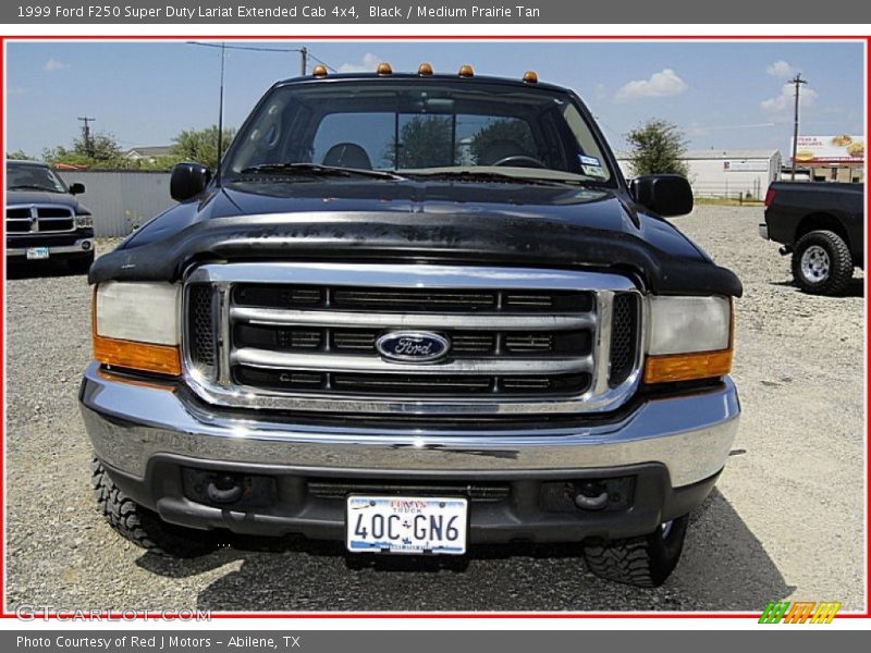 Black / Medium Prairie Tan 1999 Ford F250 Super Duty Lariat Extended Cab 4x4