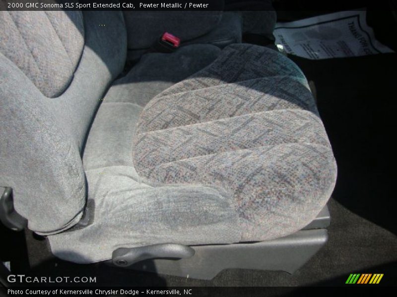 Pewter Metallic / Pewter 2000 GMC Sonoma SLS Sport Extended Cab