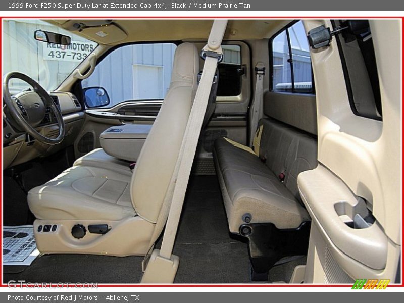 Black / Medium Prairie Tan 1999 Ford F250 Super Duty Lariat Extended Cab 4x4