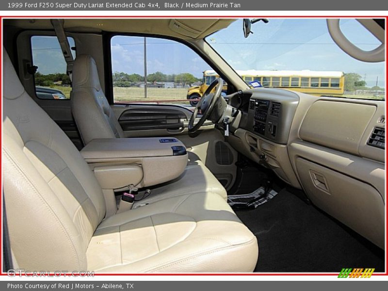 Black / Medium Prairie Tan 1999 Ford F250 Super Duty Lariat Extended Cab 4x4