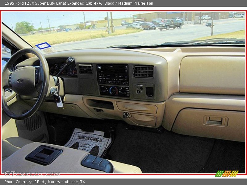 Black / Medium Prairie Tan 1999 Ford F250 Super Duty Lariat Extended Cab 4x4