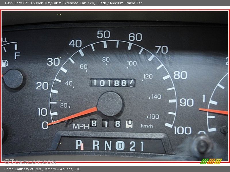 Black / Medium Prairie Tan 1999 Ford F250 Super Duty Lariat Extended Cab 4x4