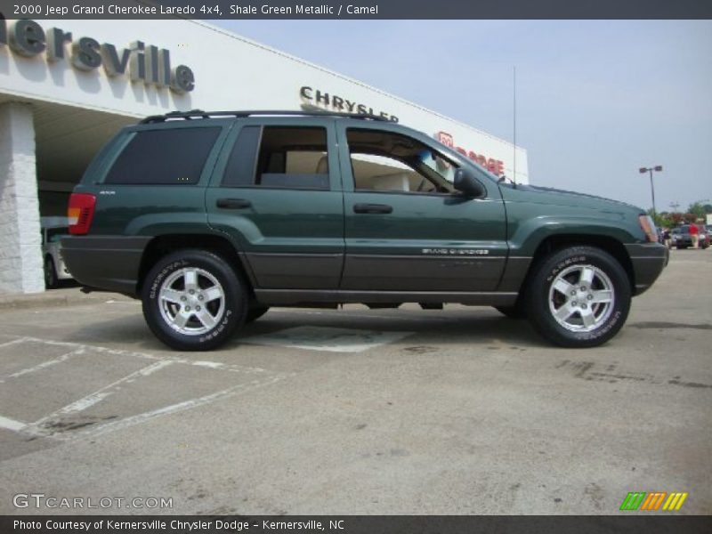 Shale Green Metallic / Camel 2000 Jeep Grand Cherokee Laredo 4x4