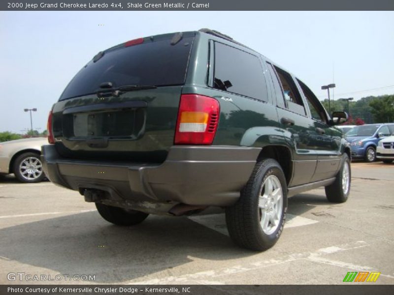 Shale Green Metallic / Camel 2000 Jeep Grand Cherokee Laredo 4x4