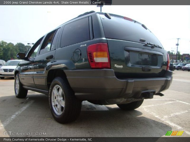 Shale Green Metallic / Camel 2000 Jeep Grand Cherokee Laredo 4x4