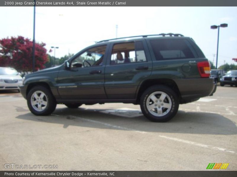 Shale Green Metallic / Camel 2000 Jeep Grand Cherokee Laredo 4x4